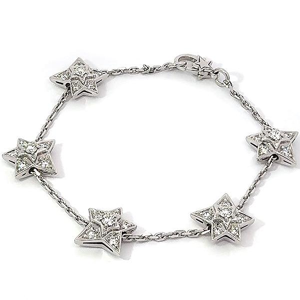 COMETE シャネル コメット ダイヤ ブレスレット J2788 K18WG 新品  