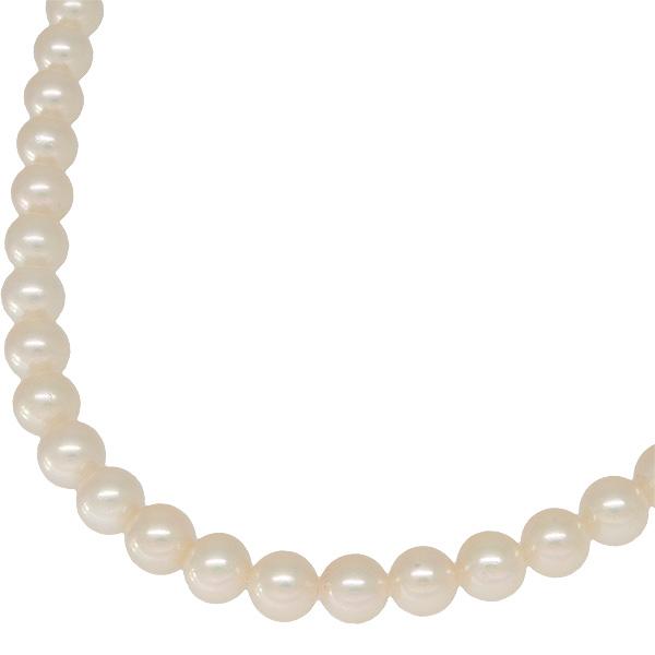 MIKIMOTO ミキモト アコヤ真珠約6.0〜6.3mm ロングネックレス K18YG A+  
