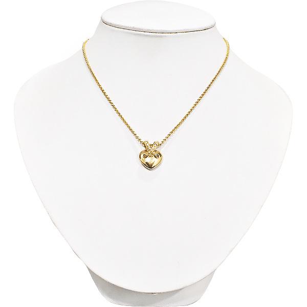 リアン（CHAUMET） ショーメ リアン ハート ダイヤネックレス K18YG A+