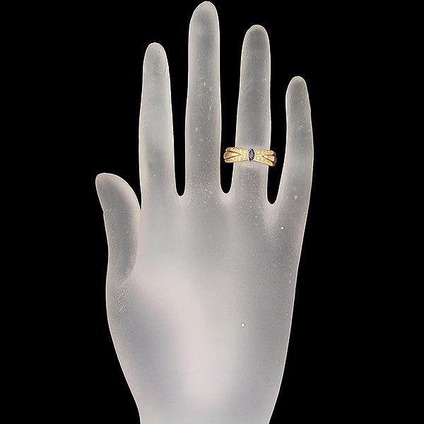Cartier（カルティエ） ヴィンテージ サファイア ダイヤ リング K18