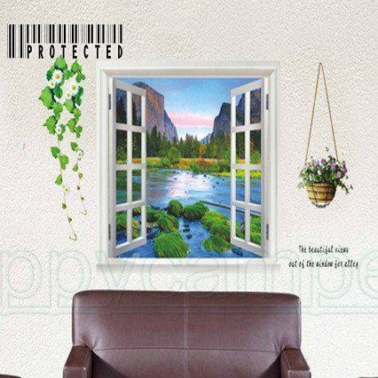 激安 窓辺 絶景 風景 水辺 だまし絵 トリックアート 立体 3d 壁シール 壁紙 ウォールシール ウォールステッカー 癒し ルームデコレ 壁面装飾 壁デコ ウォールステッカー サイズ Www Sustentec Com Br