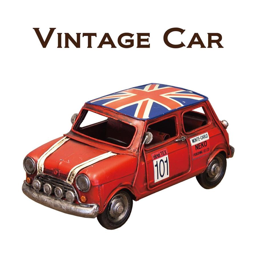 ヴィンテージカー Mini Cp Rd アメリカン雑貨 ミニクーパー 置物 オブジェ ミニカー レトロ ブリキ Mini インテリア雑貨 インテリア雑貨店happychoco 通販 Yahoo ショッピング