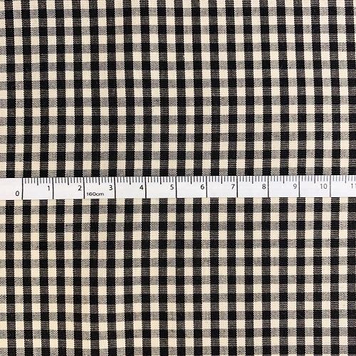 【50cm単位】【3mまでメール便対応】 コットン ギンガムチェック  チェック 3mm カントリーチェック 小さめ格子 布 紺 茶 緑 赤 黒 播州織 日本製 綿100% 先染め |  | 12