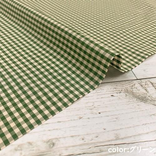 【50cm単位】【3mまでメール便対応】 コットン ギンガムチェック  チェック 3mm カントリーチェック 小さめ格子 布 紺 茶 緑 赤 黒 播州織 日本製 綿100% 先染め |  | 06