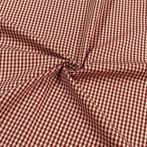 【50cm単位】【3mまでメール便対応】 コットン ギンガムチェック  チェック 3mm カントリーチェック 小さめ格子 布 紺 茶 緑 赤 黒 播州織 日本製 綿100% 先染め |  | 09