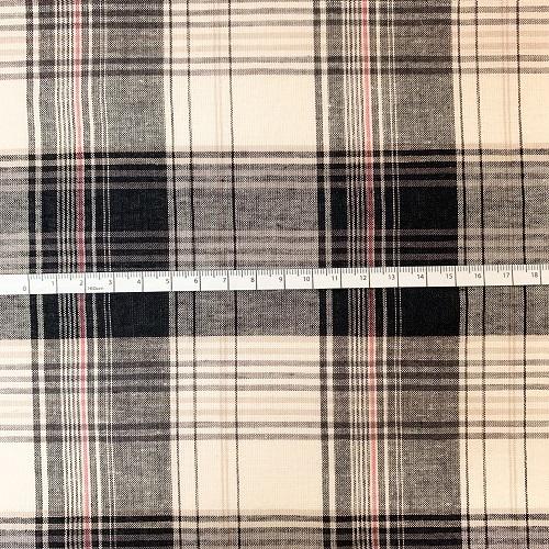 50cm単位】【3mまでメール便対応可】 コットン リネン チェック