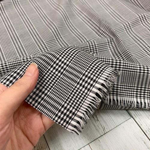 50cm単位】【4mまでメール便対応】 コットン グレンチェック 千鳥格子