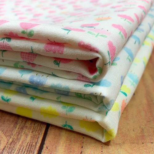 50cm単位】【2mまでメール便対応】コットン ダブルガーゼ チューリップ