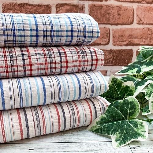 50cm単位】【2mまでメール便対応】 コットン サッカー チェック