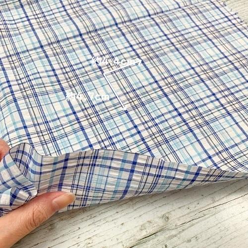 50cm単位】【2mまでメール便対応】 コットン サッカー チェック