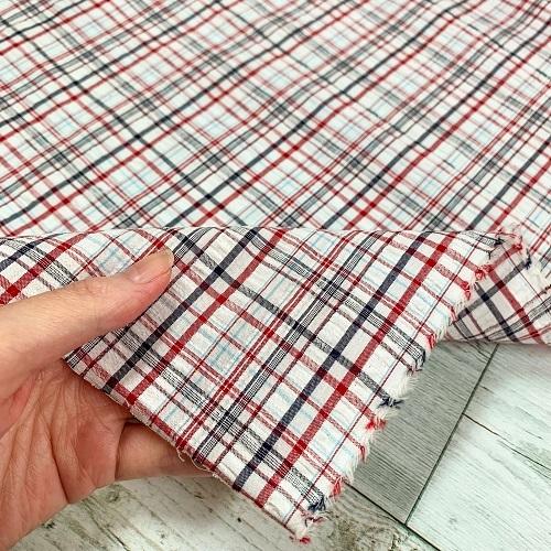 50cm単位】【2mまでメール便対応】 コットン サッカー チェック