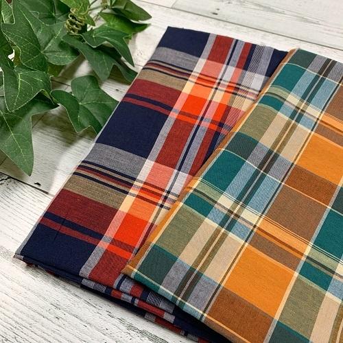 50cm単位】【2mまでメール便対応可】 コットン リネン チェック