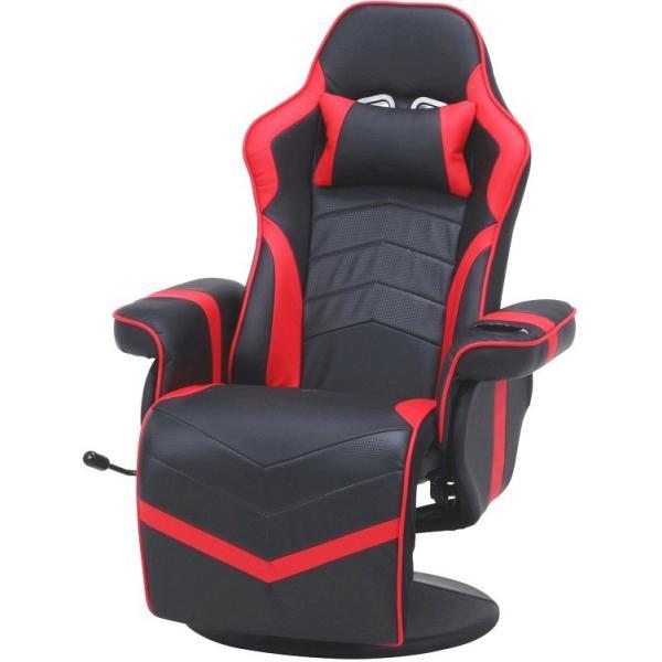 ゲーミングチェア3　足置き付　赤、黒色　新品 ゲーミングチェア3 足置き付 赤、黒色 新品