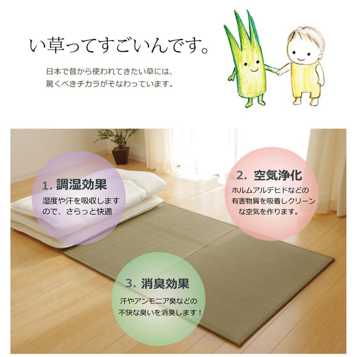 (タイムセール中) 畳マットレス 約140×210cm ダブル 夏用 い草 寝ござ おしゃれ_9