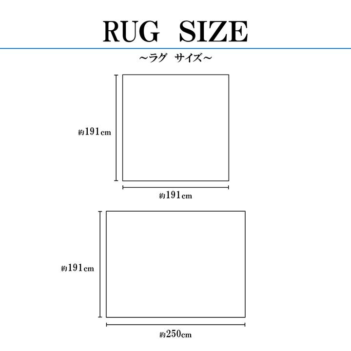 敷物 夏用 江戸間 約174×261cm 3畳 日本製い草 おしゃれ_11