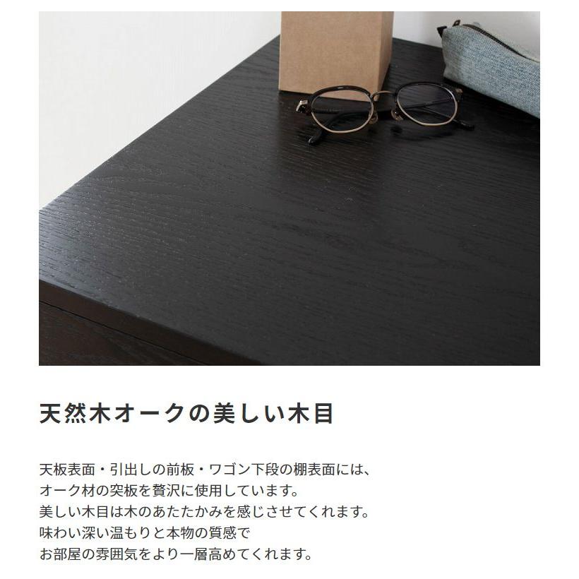 (タイムセール中) ワークデスク 100cm スチール×木目 ブラック 黒_10