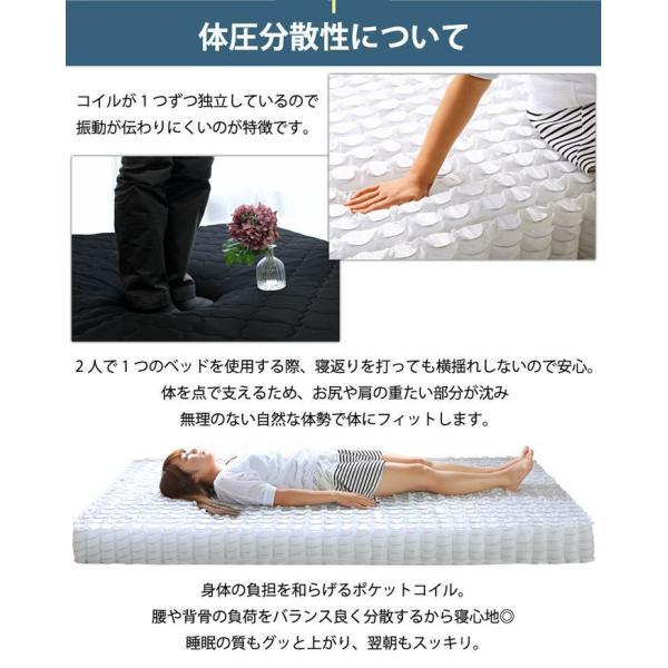 (タイムセール中) マットレス ダブル 腰痛・快眠 おしゃれ_3