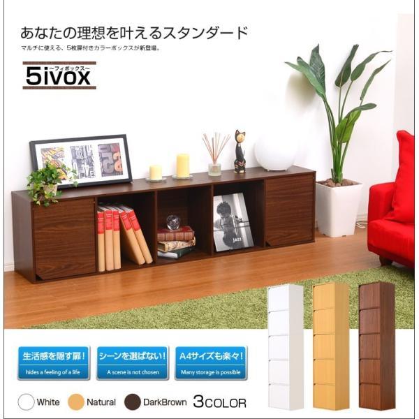 カラーボックス A4サイズ収納OK 扉付きカラーボックス おしゃれ_13