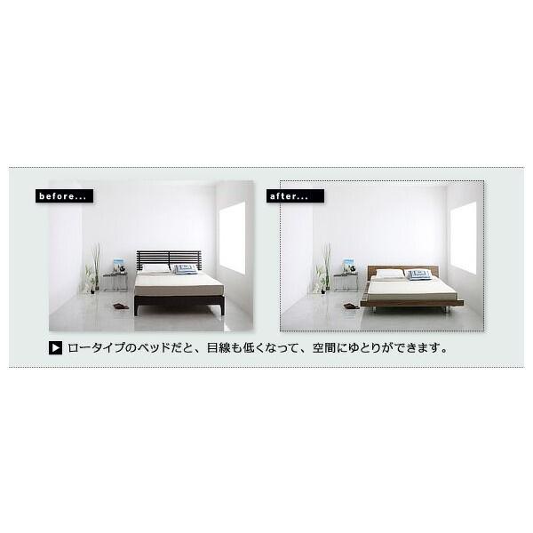 ダブルベッド マットレス付き ナローステージ:幅160cm プレミアムボンネルコイル 組立付き_4