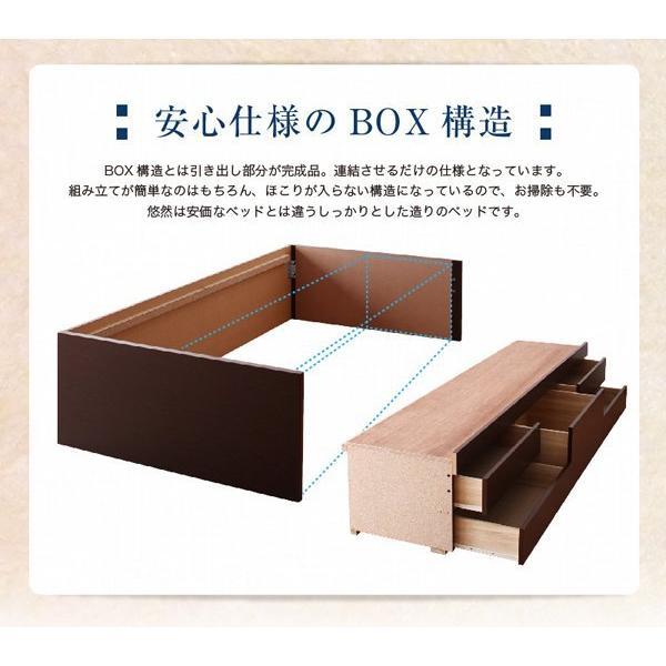 (タイムセール中) 組立設置付 セミダブルベッド 国産畳 ベッドガードなし 引き出し収納 畳ベッド_5