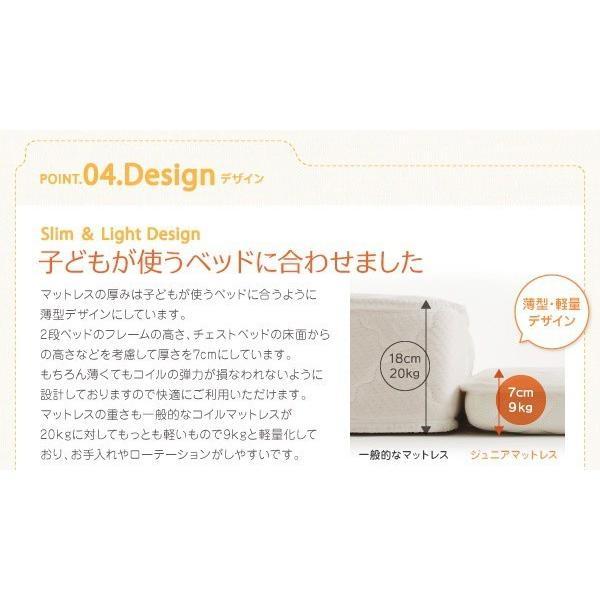 ベッドマットレス シングル ポケットコイル ショート丈 薄型・軽量・高通気 安眠マットレス_14