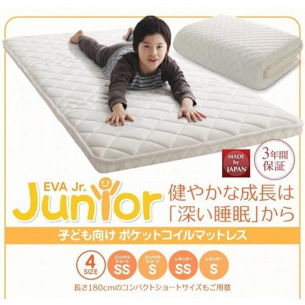 ベッドマットレス シングル ポケットコイル ショート丈 薄型・軽量・高通気 安眠マットレス_1
