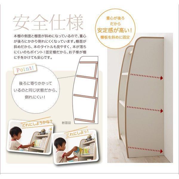 (タイムセール中) 絵本ラック レギュラー 本棚 おしゃれ ソフト素材 大型収納 子供用家具 完成品 絵本棚