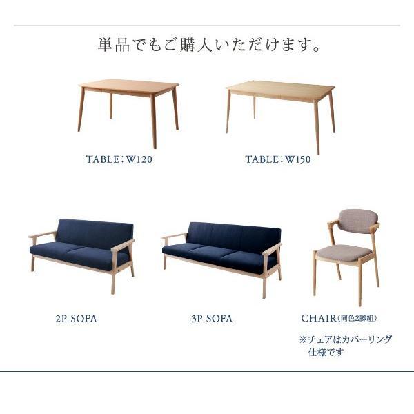 (タイムセール中) ダイニングテーブルセット 4人用 おしゃれ 4点セット(テーブル120+2P+チェア2脚) リビング学習_16