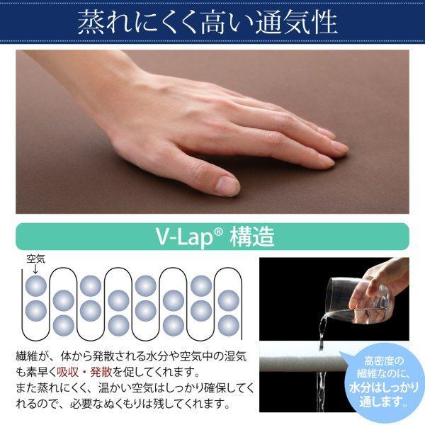 敷き布団 セミダブル 超軽量・高弾力敷布団 腰痛 テイジン 日本製 敷ふとん_7
