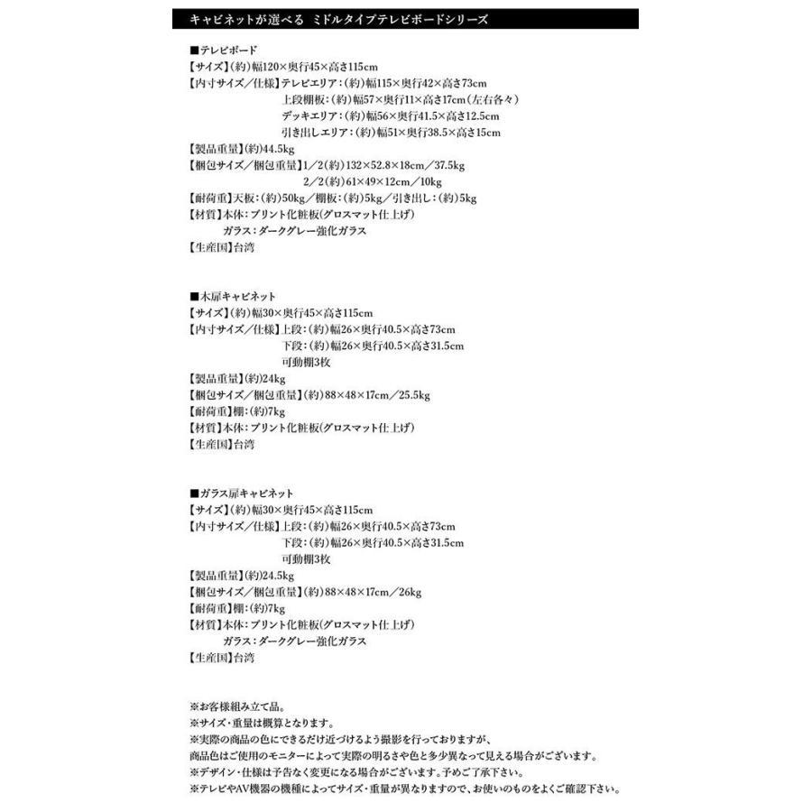 キャビネット 30×45×115cm 単品(木扉) おしゃれ 上3段下2段 リビング収納 サイドボード_8