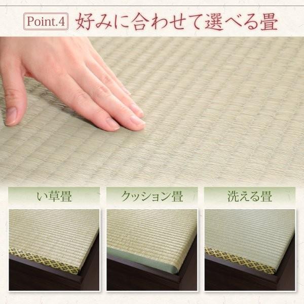 畳ベッド シングルベッド クッション畳 収納ベッド_12