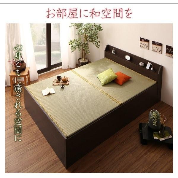 畳ベッド シングルベッド クッション畳 収納ベッド_4