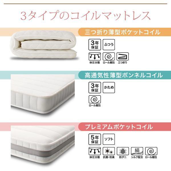 (タイムセール中) ベッドマットレス シングル プレミアムポケットコイル レギュラー丈 厚さ17cm_6