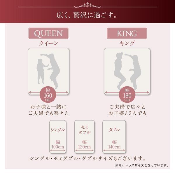 クイーンサイズベッド マットレス付き ローベッド スタンダードポケットコイル