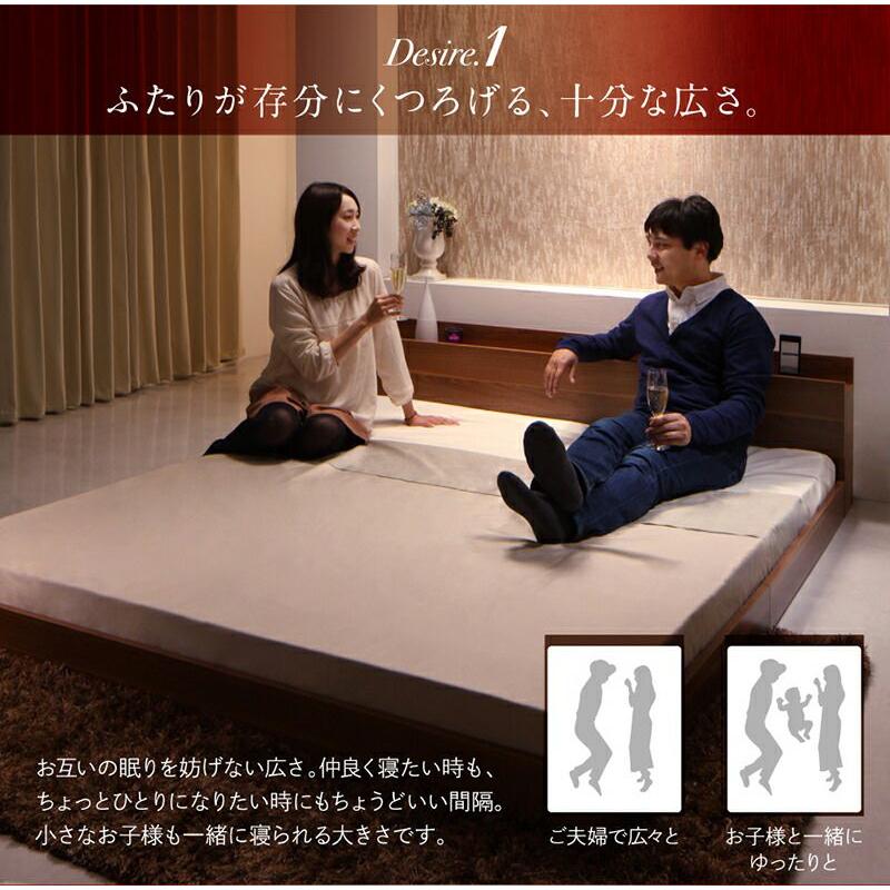 クイーンサイズベッド ベッドフレームのみ すのこ 北欧_5