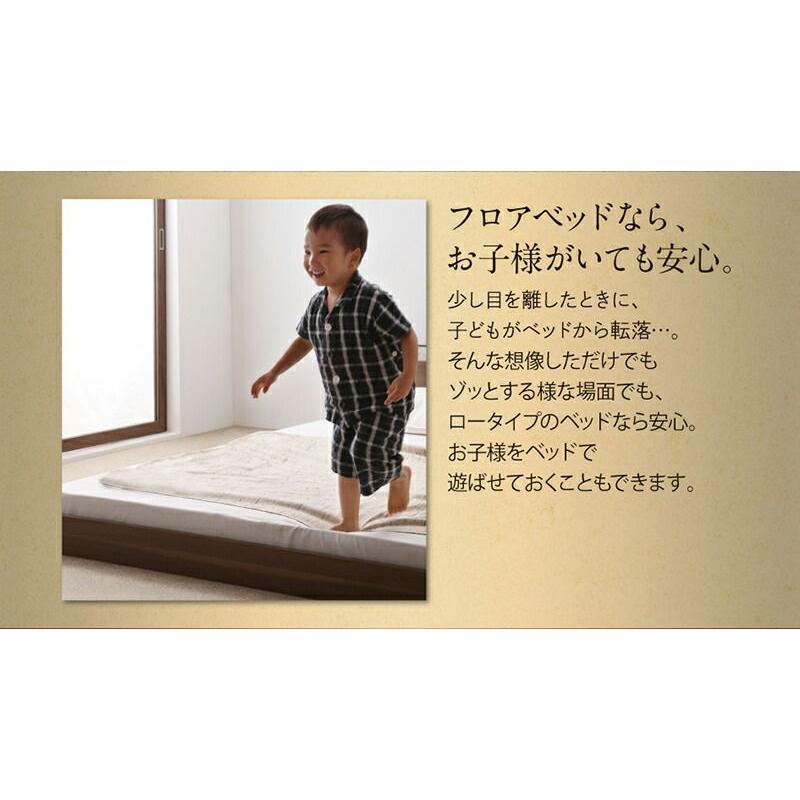 クイーンサイズベッド ベッドフレームのみ すのこ 北欧_7