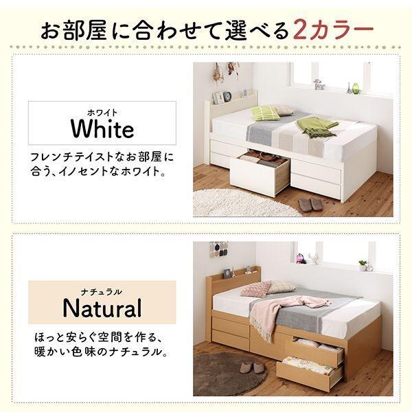 (タイムセール中) セミシングルベッド フレームのみ 大型収納 日本製 ヘッドレス 収納付き ショート丈すのこベッド_16