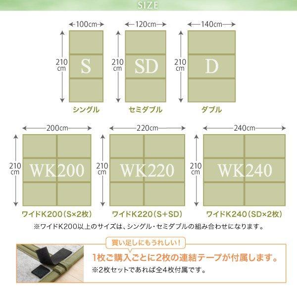 畳マットレス シングル 折りたたみ 日本製 い草 置き畳_12
