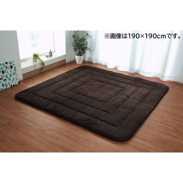 (タイムセール中) ラグマット おしゃれ 約190×240cm 約3畳 厚手 こたつ敷き布団 国産固綿40mm マイクロファイバー地_13