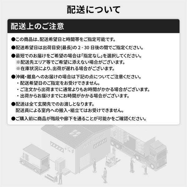 セミダブルベッド マットレス付き 2層ポケットコイル 収納付き_15
