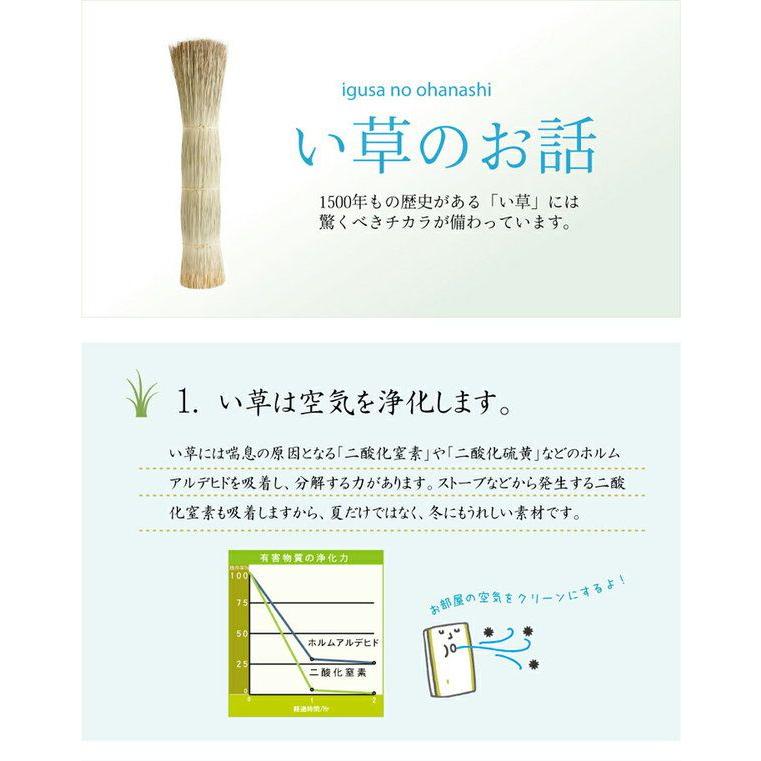 (タイムセール中) い草カーペット 江戸間4.5畳 約261×261cm おしゃれ 花ござ_16