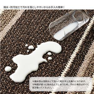 (タイムセール中) ダイニングラグ 約180×220cm 約3畳 おしゃれ 撥水 ホットカーペット対応 防ダニ 防汚_3