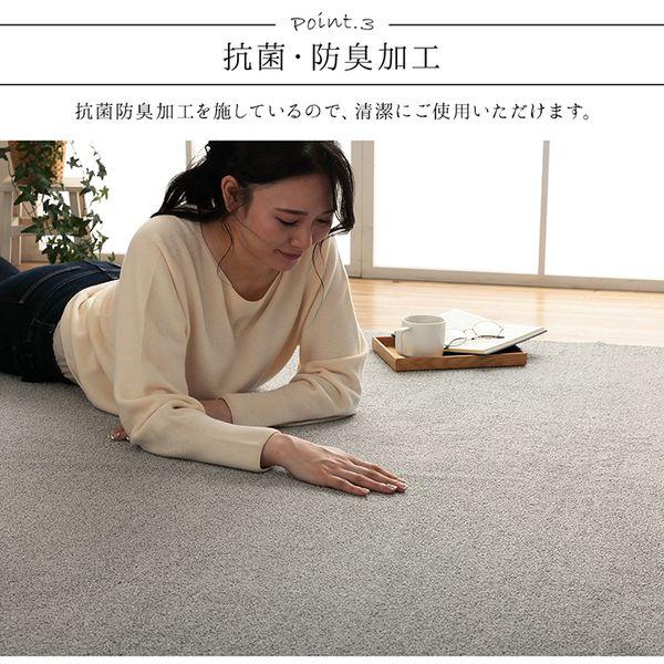 (タイムセール中) ラグマット おしゃれ 約190×240cm 約3畳 冬用 長方形 手洗い 抗菌防臭_6