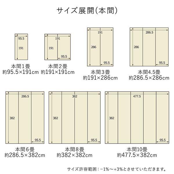 ラグマット おしゃれ 約286.5×286cm 本間4.5畳 洗える ござ