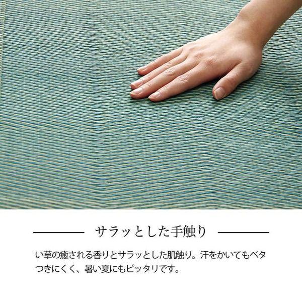 (タイムセール中) い草ラグ おしゃれ 本間8畳(約382×382cm) 花ござ 和室 抗菌防臭_7