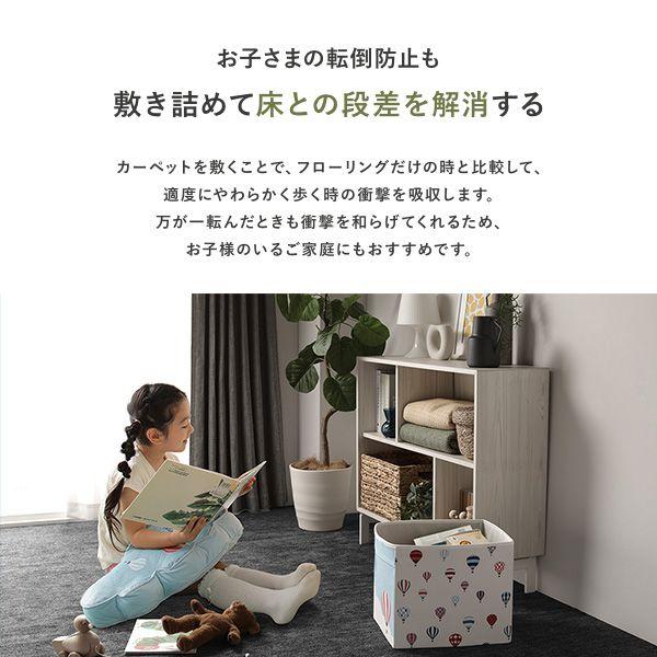 (タイムセール中) ラグマット 江戸間6帖 約261×352cm おしゃれ 冬 日本製 ホットカーペット 床暖房対応