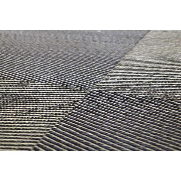 ユニット畳 2枚セット 約82×82×1.7cm 国産い草 ブラック 軽い すべり止め_19