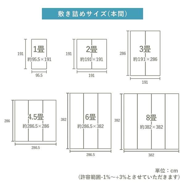 (タイムセール中) い草カーペット 上敷き 江戸間6畳(約261×352cm) ゴザ 国産_14