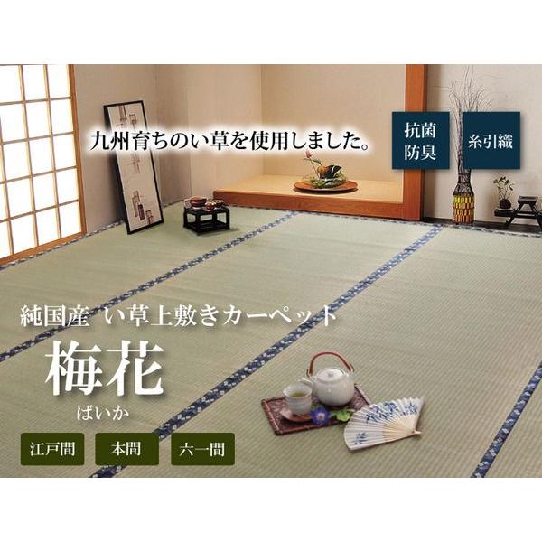 (タイムセール中) い草ラグ おしゃれ 本間4.5畳 約286×286cm 国産