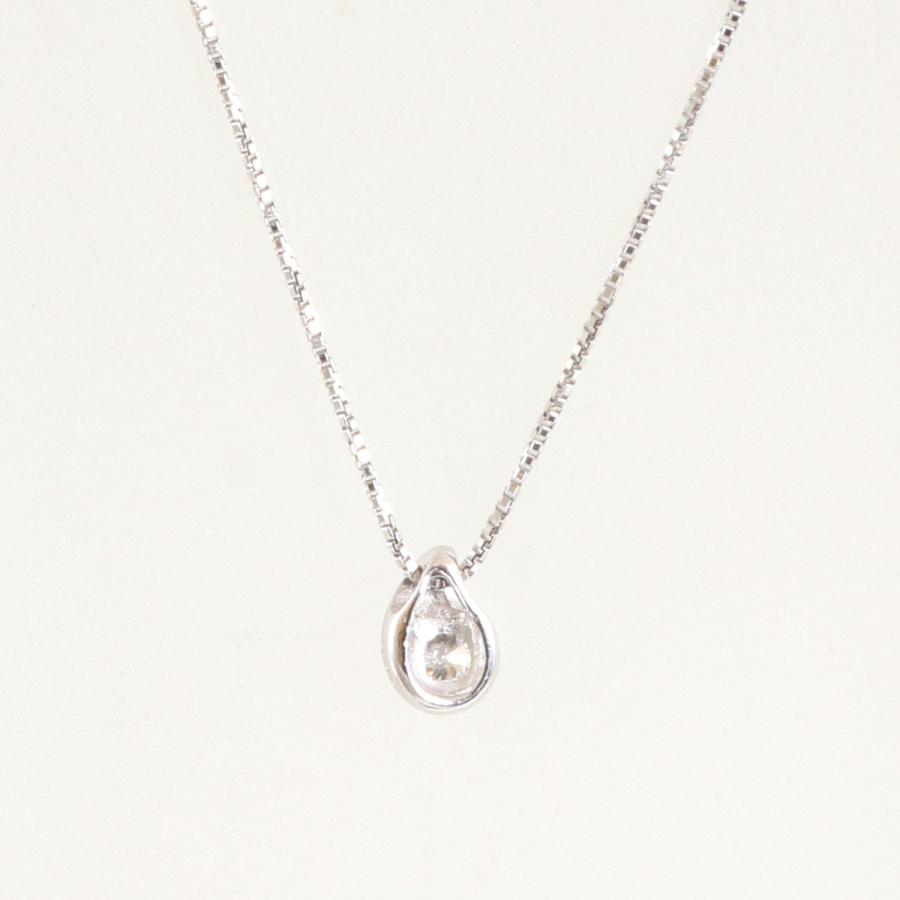 ネックレス ペンダント レディース K18 WG 18金 ホワイトゴールド